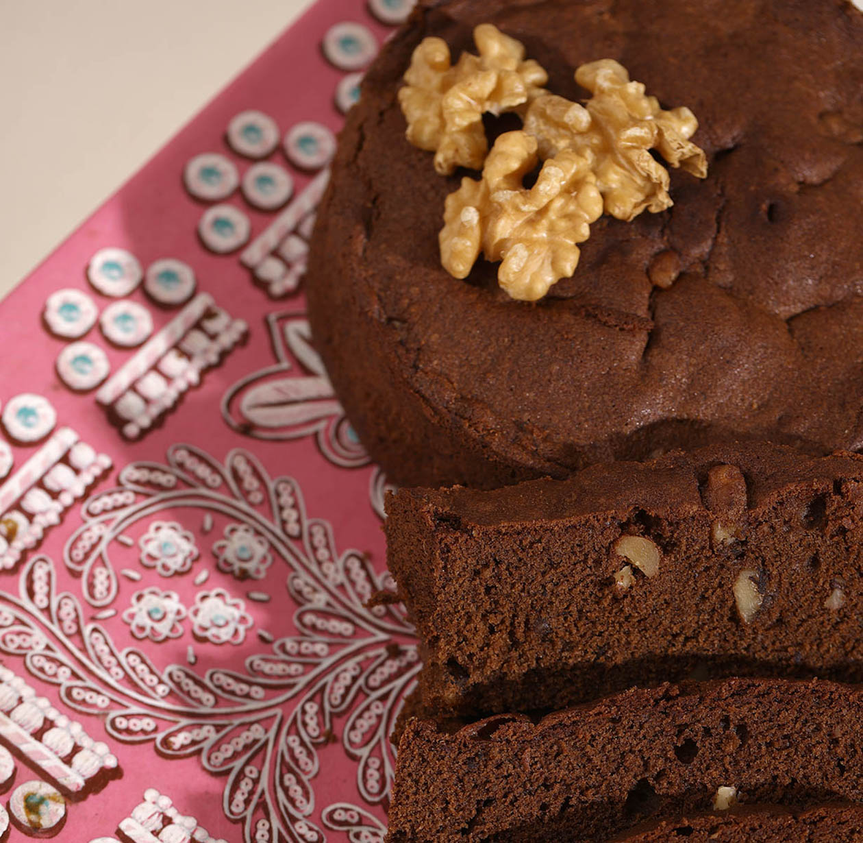 Chocolate Walnut Cake